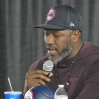 Ben Wallace talking to the audience